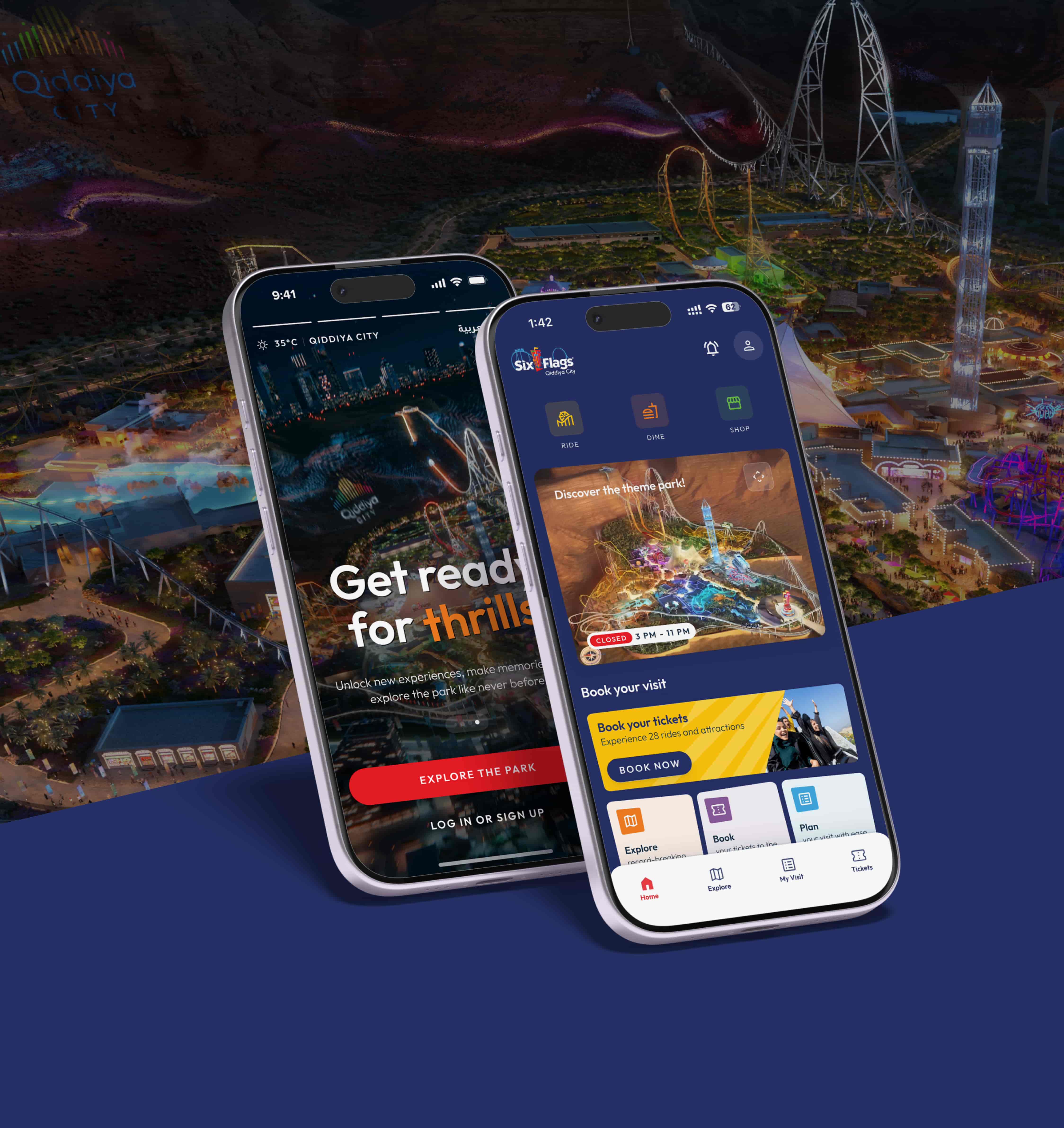 Six Flags Qiddiya City app — Get ready for thrills