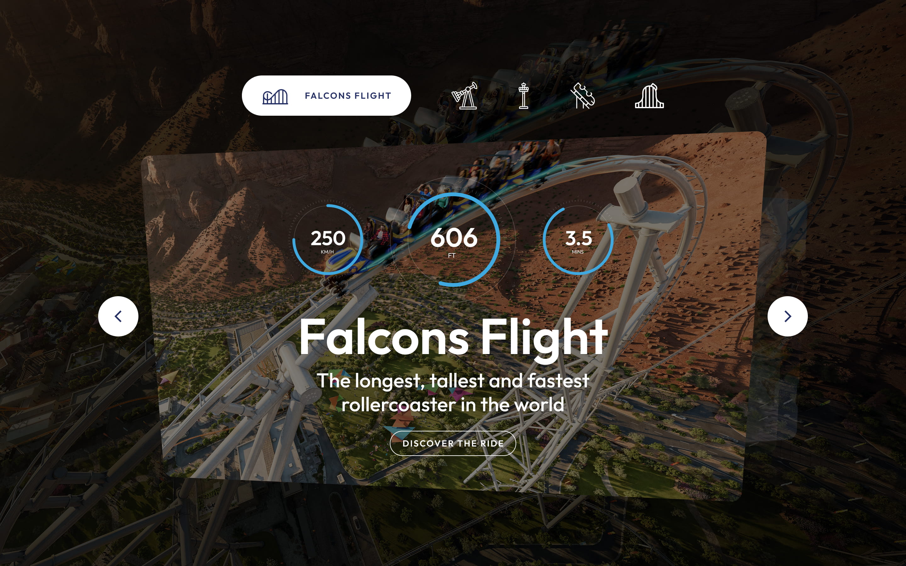 Record-Breaking Rides on Homepage